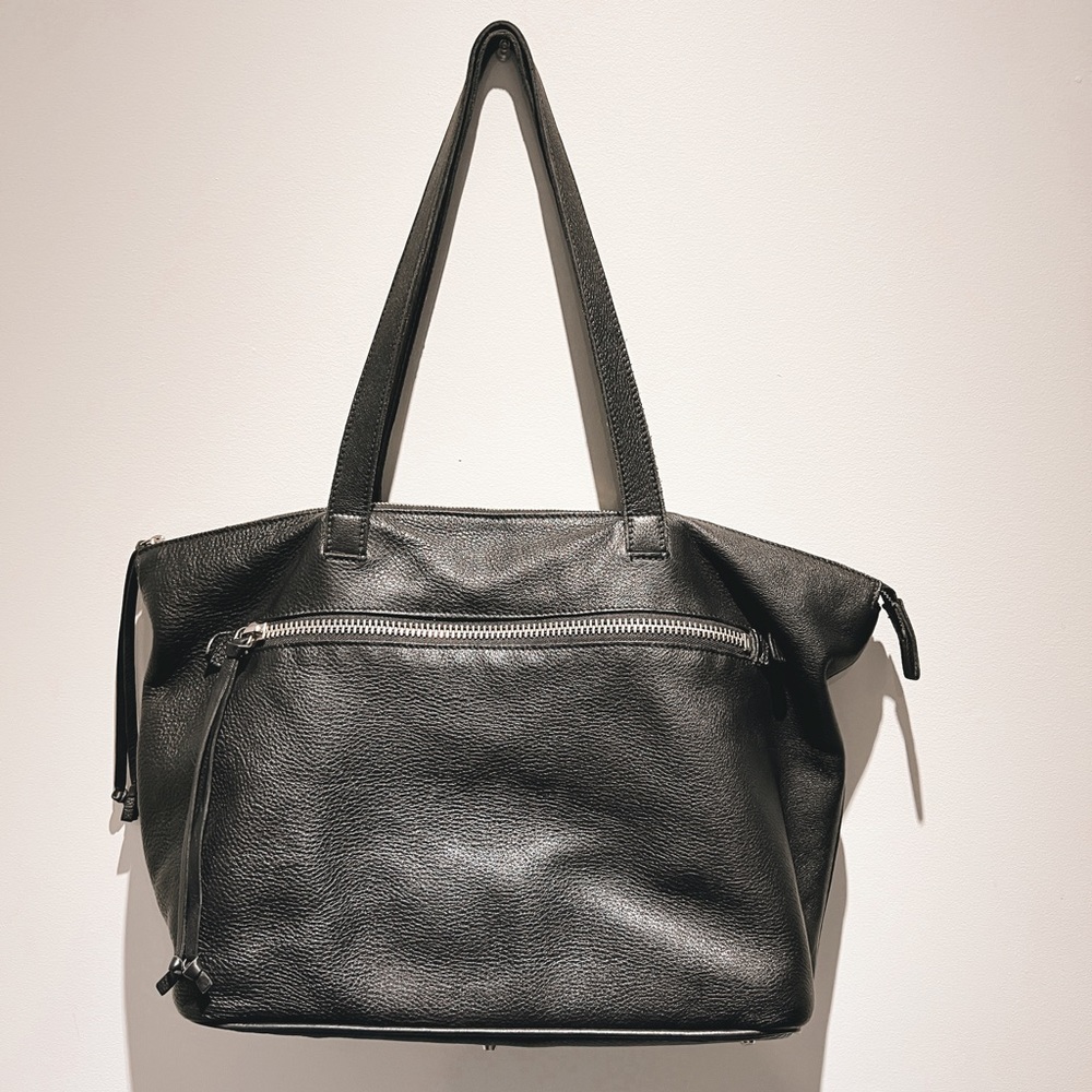 Black Leather Tote